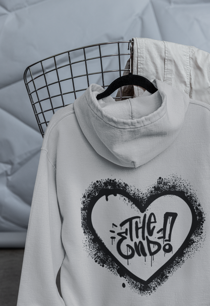 The End Hoodie - Graffiti Heart Edition(grey)