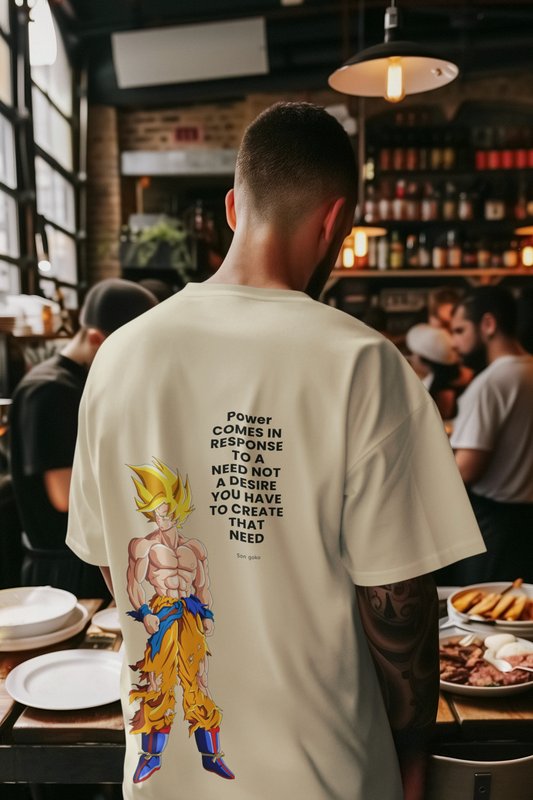 Goku inspired oversize tee